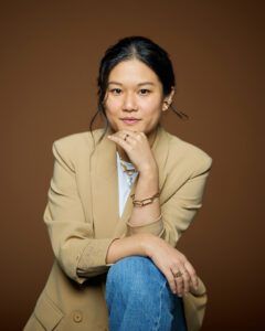 headshot of author Karen Hao